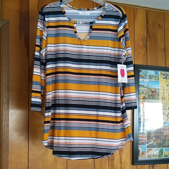 Tops - NWT Striped Tunic
